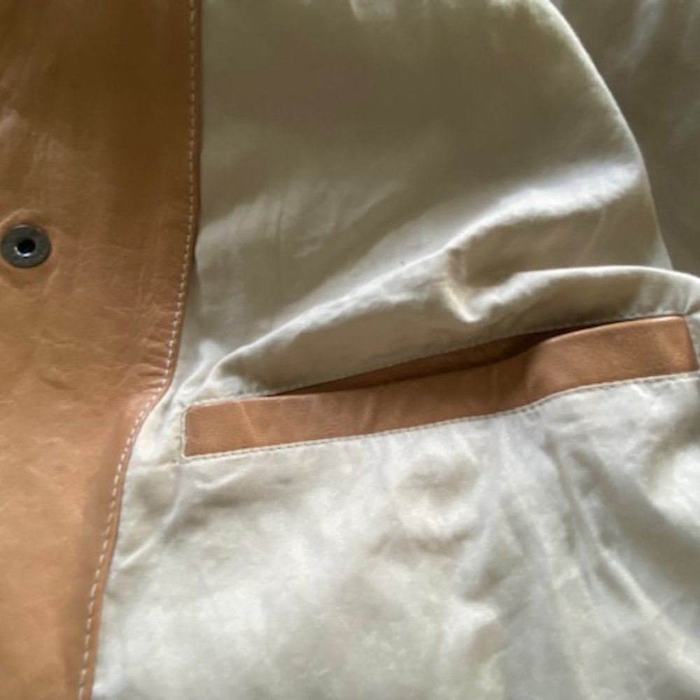 Daniel Cremieux Leather Shirt Jacket - Picture 11 of 14